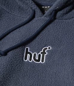 HUF Griffith Hooded Fleece - Blue Night 11 HUF Griffith Hooded Fleece - Blue Night -Skateboard Kortingswinkel huf griffith hooded fleece blue night 3