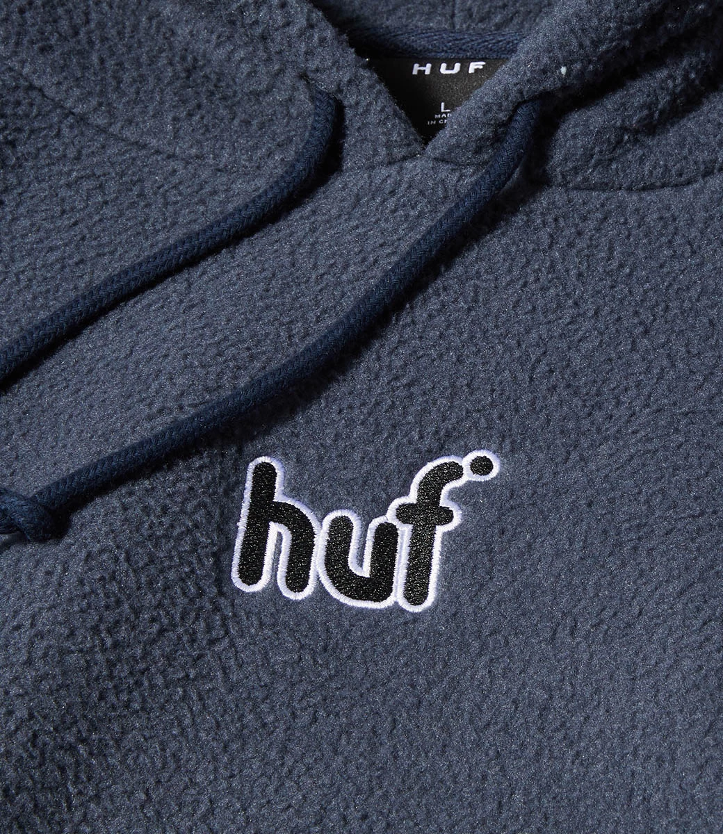 HUF Griffith Hooded Fleece - Blue Night 6 HUF Griffith Hooded Fleece - Blue Night - Afbeelding 4