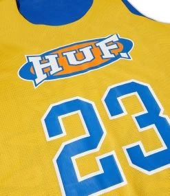 HUF Half Court Reversible Jersey - Blue/Yellow 22 HUF Half Court Reversible Jersey - Blue/Yellow -Skateboard Kortingswinkel huf half court reversible jersey blue yellow 10