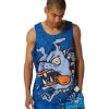 HUF Half Court Reversible Jersey - Blue/Yellow -Skateboard Kortingswinkel huf half court reversible jersey blue yellow