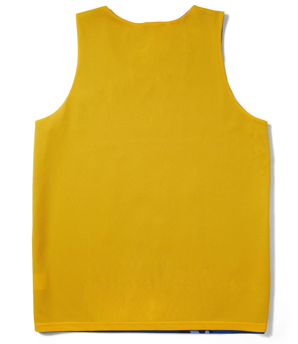 HUF Half Court Reversible Jersey - Blue/Yellow 8 HUF Half Court Reversible Jersey - Blue/Yellow - Afbeelding 7