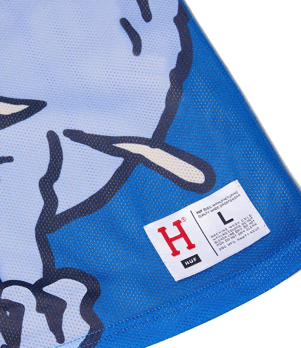 HUF Half Court Reversible Jersey - Blue/Yellow 11 HUF Half Court Reversible Jersey - Blue/Yellow - Afbeelding 10