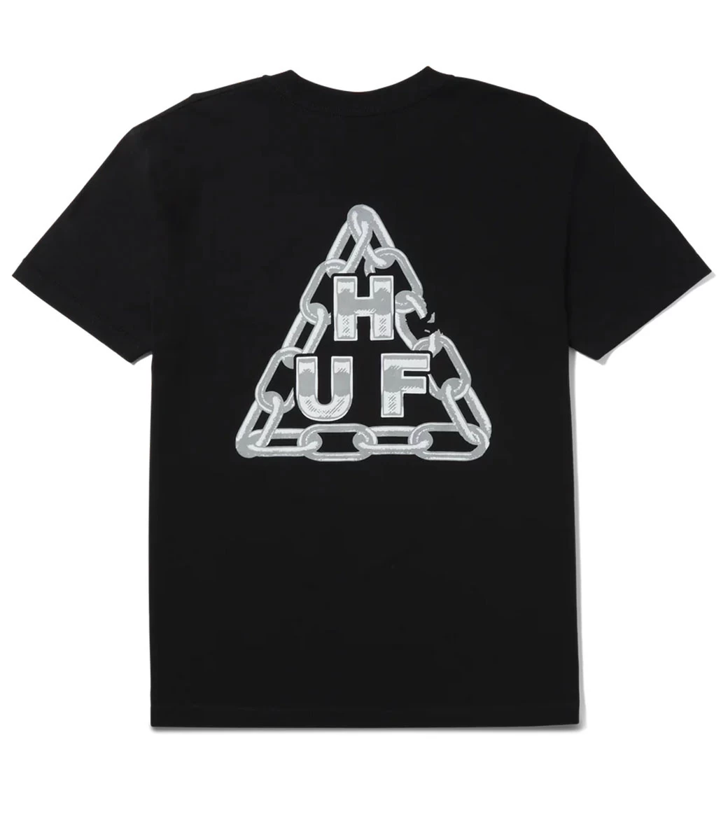 HUF Hard Links T-Shirt - Black 5 HUF Hard Links T-Shirt - Black - Afbeelding 3