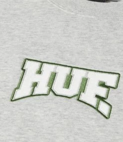 HUF Home Team Crewneck - Heather Grey 7 HUF Home Team Crewneck - Heather Grey -Skateboard Kortingswinkel huf home team crewneck heather grey 2