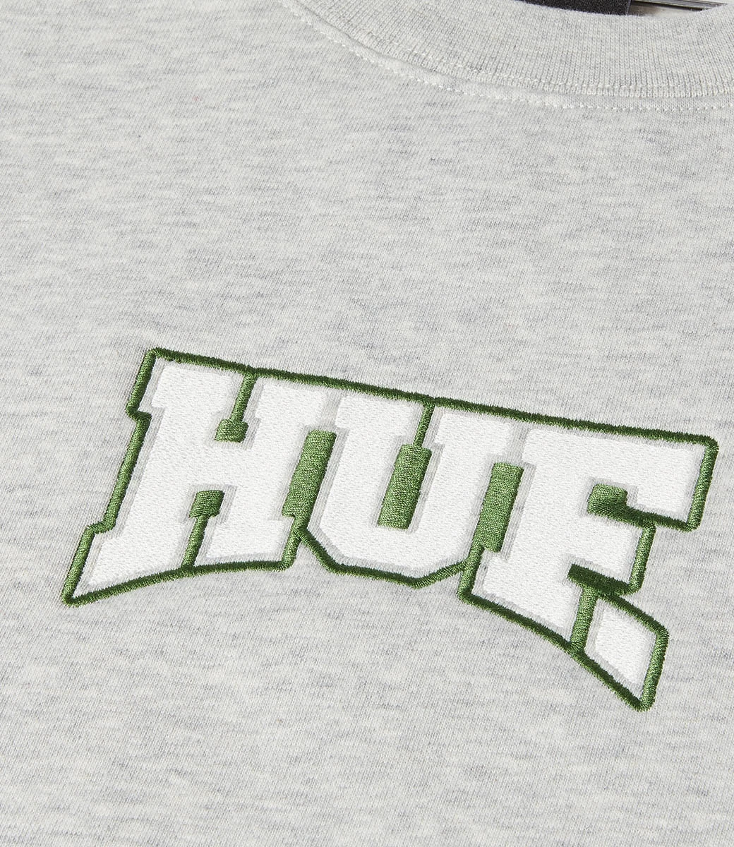 HUF Home Team Crewneck - Heather Grey 5 HUF Home Team Crewneck - Heather Grey - Afbeelding 3