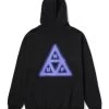 HUF Horus Zip Hoodie - Black -Skateboard Kortingswinkel huf horus zip hoodie black