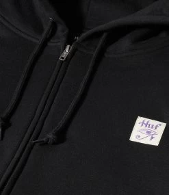 HUF Horus Zip Hoodie - Black 10 HUF Horus Zip Hoodie - Black -Skateboard Kortingswinkel huf horus zip hoodie black 3