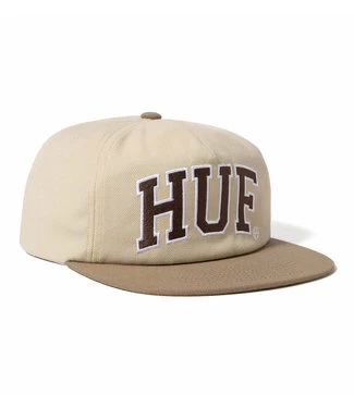 HUF Huf Arch Logo Snapback - Cream 3 HUF Huf Arch Logo Snapback - Cream