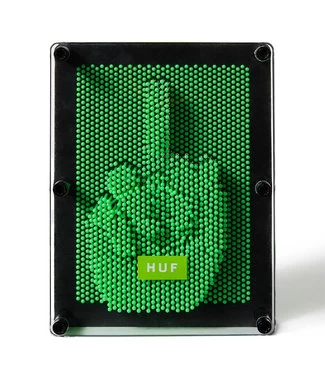 HUF Huf Pin Art Sculpture - Huf Green 3 HUF Huf Pin Art Sculpture - Huf Green