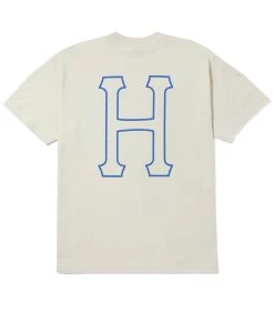HUF Huf Set H T-Shirt - Bone -Skateboard Kortingswinkel huf huf set h t shirt bone 1