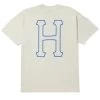 HUF Huf Set H T-Shirt - Bone 2 HUF Huf Set H T-Shirt - Bone -Skateboard Kortingswinkel huf huf set h t shirt bone