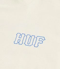HUF Huf Set H T-Shirt - Bone -Skateboard Kortingswinkel huf huf set h t shirt bone 3