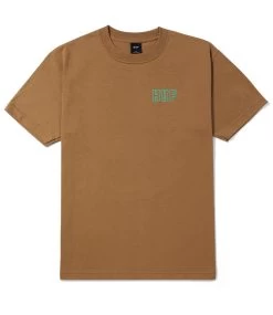HUF Huf Set H T-Shirt - Camel -Skateboard Kortingswinkel huf huf set h t shirt camel 2