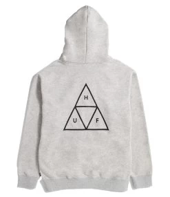 HUF Huf Set Triple Triangle Hoodie - Heather Grey 7 HUF Huf Set Triple Triangle Hoodie - Heather Grey -Skateboard Kortingswinkel huf huf set triple triangle hoodie heather grey 2