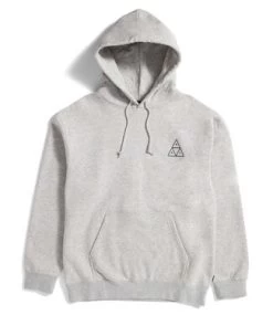 HUF Huf Set Triple Triangle Hoodie - Heather Grey