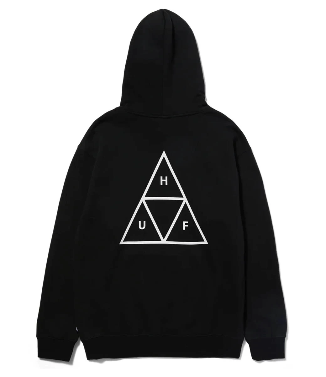 HUF Huf Set Tt Hoodie - Black 4 HUF Huf Set Tt Hoodie - Black - Afbeelding 2