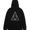 HUF Huf Set Tt Hoodie - Black 2 HUF Huf Set Tt Hoodie - Black -Skateboard Kortingswinkel huf huf set tt hoodie black