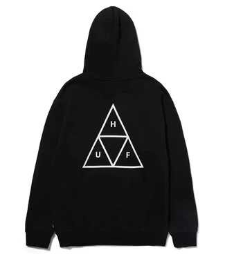 HUF Huf Set Tt Hoodie - Black 3 HUF Huf Set Tt Hoodie - Black