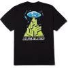 HUF Huf X Alienlabs T-Shirt - Black -Skateboard Kortingswinkel huf huf x alienlabs t shirt black