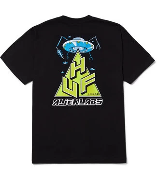 HUF Huf X Alienlabs T-Shirt - Black 3 HUF Huf X Alienlabs T-Shirt - Black