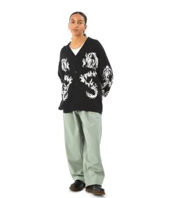 HUF Leisure Skate Pant - Sage -Skateboard Kortingswinkel huf leisure skate pant sage 2