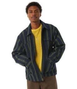 HUF Ludlow Denim Chore Jacket - Avocado