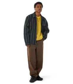 HUF Ludlow Denim Chore Jacket - Avocado -Skateboard Kortingswinkel huf ludlow denim chore jacket avocado 5