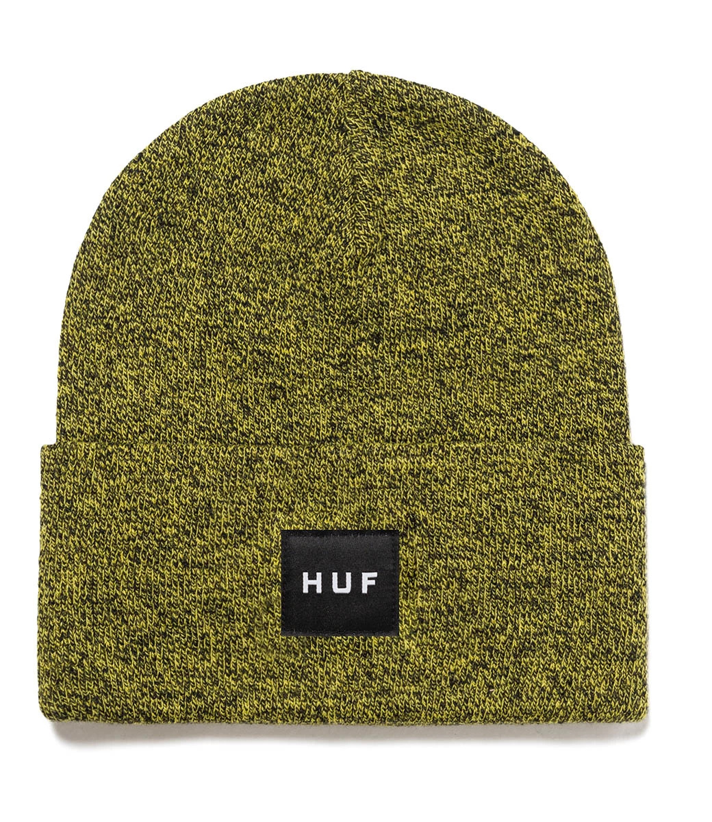 HUF Melange Box Logo Beanie - Cactus 4 HUF Melange Box Logo Beanie - Cactus - Afbeelding 2