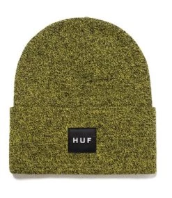 HUF Melange Box Logo Beanie - Cactus