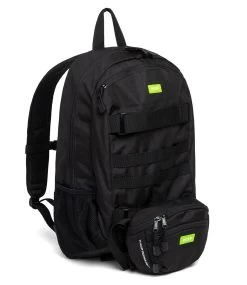 HUF Mission Backpack - Black -Skateboard Kortingswinkel huf mission backpack black 3