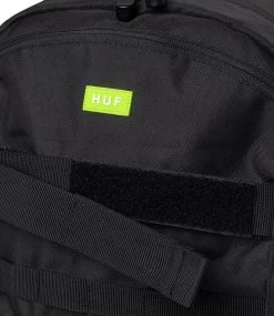 HUF Mission Backpack - Black -Skateboard Kortingswinkel huf mission backpack black 4