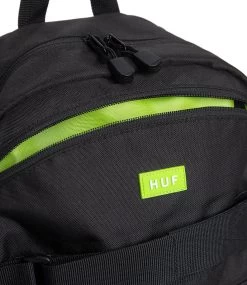 HUF Mission Backpack - Black -Skateboard Kortingswinkel huf mission backpack black 6