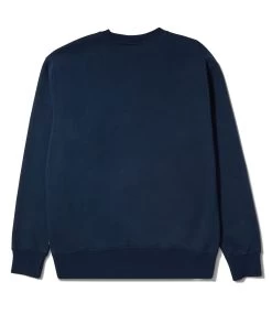 HUF Morning Glory Crewneck - Navy 8 HUF Morning Glory Crewneck - Navy -Skateboard Kortingswinkel huf morning glory crewneck navy 2