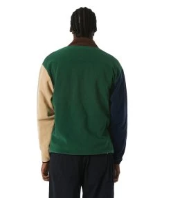 HUF New Day Color Block Tech Fleece - Emerald 13 HUF New Day Color Block Tech Fleece - Emerald -Skateboard Kortingswinkel huf new day color block tech fleece emerald 3