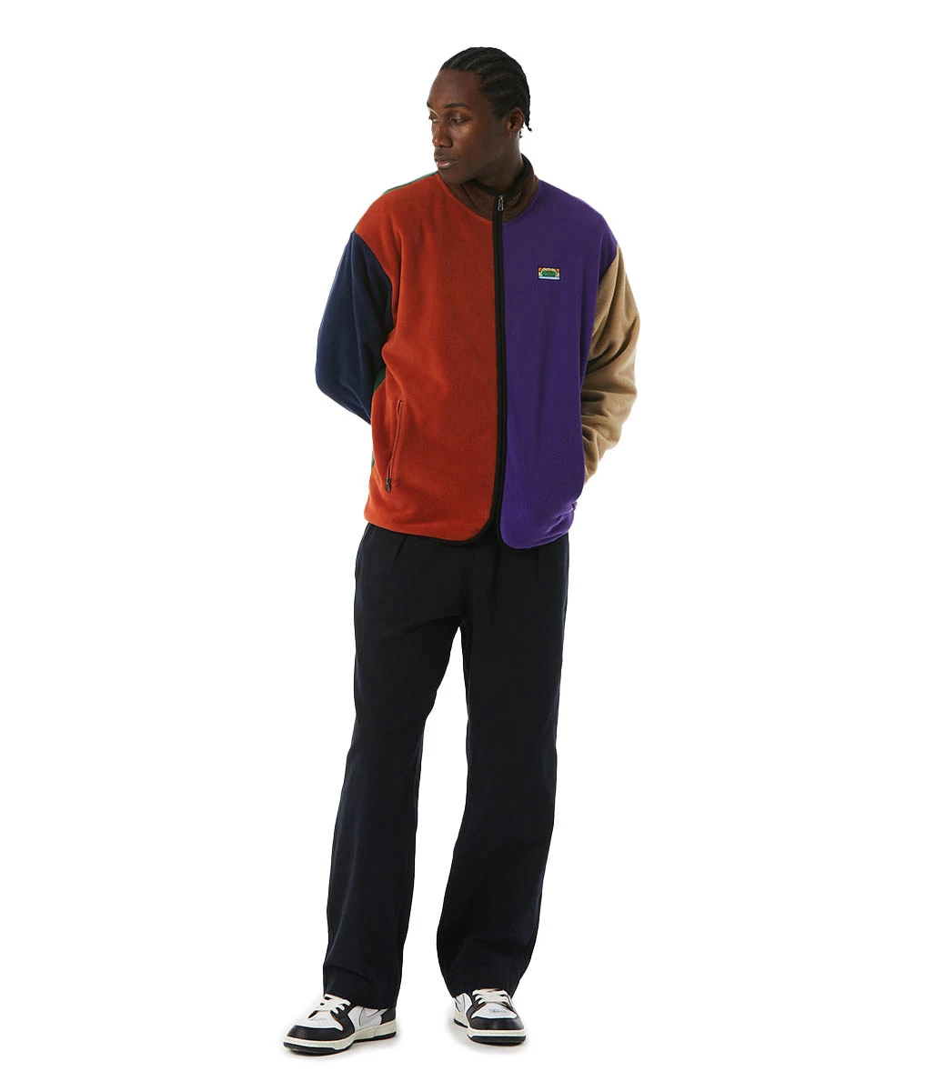 HUF New Day Color Block Tech Fleece - Emerald 7 HUF New Day Color Block Tech Fleece - Emerald - Afbeelding 5