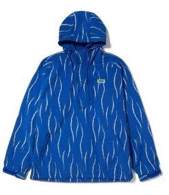 HUF New Day Striped Anorak - Blue 12 HUF New Day Striped Anorak - Blue -Skateboard Kortingswinkel huf new day striped anorak blue 2