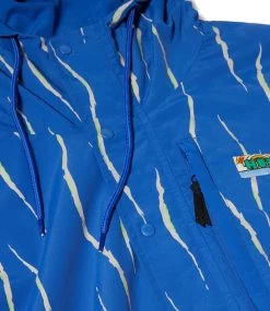 HUF New Day Striped Anorak - Blue 14 HUF New Day Striped Anorak - Blue -Skateboard Kortingswinkel huf new day striped anorak blue 4