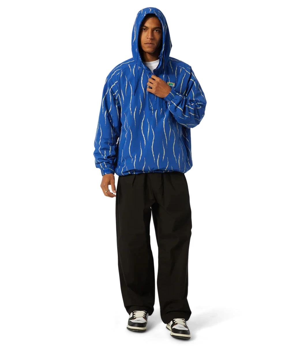 HUF New Day Striped Anorak - Blue 9 HUF New Day Striped Anorak - Blue - Afbeelding 7