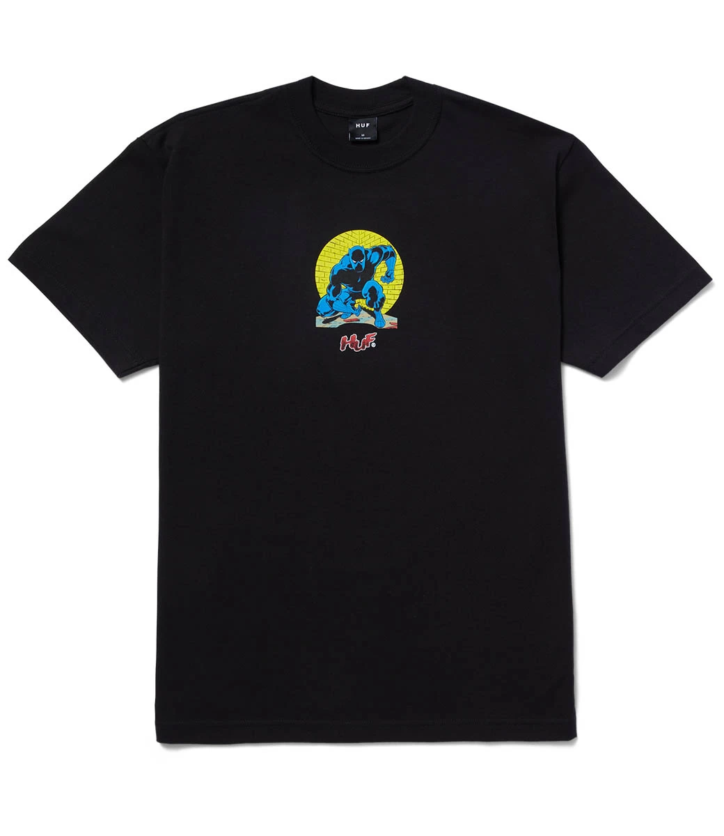 HUF Night Prowling S/S Tee - Black 4 HUF Night Prowling S/S Tee - Black - Afbeelding 2