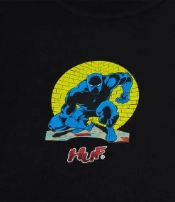 HUF Night Prowling S/S Tee - Black 7 HUF Night Prowling S/S Tee - Black -Skateboard Kortingswinkel huf night prowling s s tee black 2