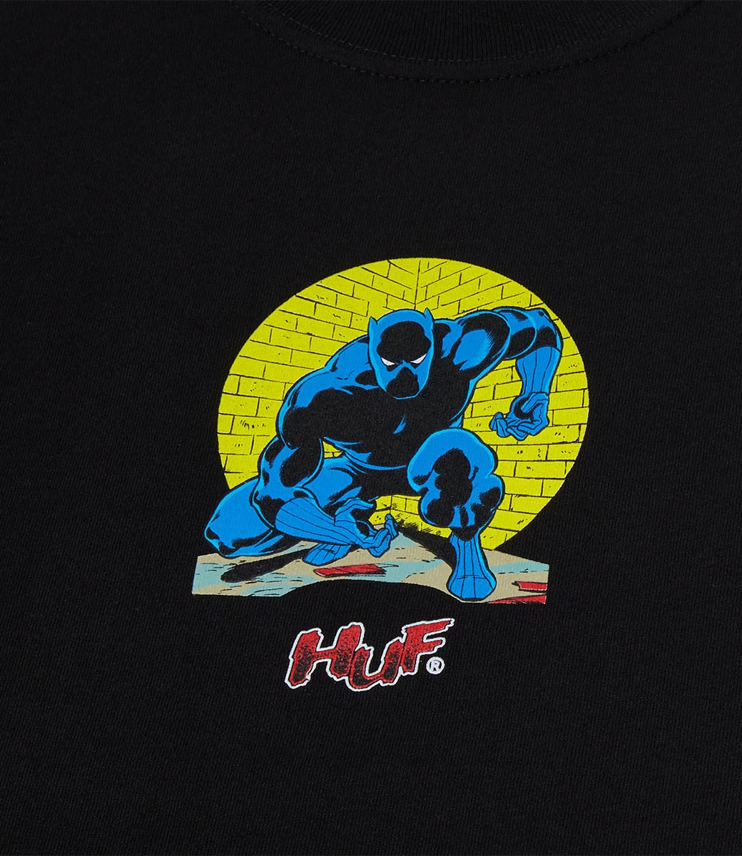 HUF Night Prowling S/S Tee - Black 5 HUF Night Prowling S/S Tee - Black - Afbeelding 3