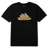 HUF On The Cob T-Shirt - Black -Skateboard Kortingswinkel huf on the cob t shirt black