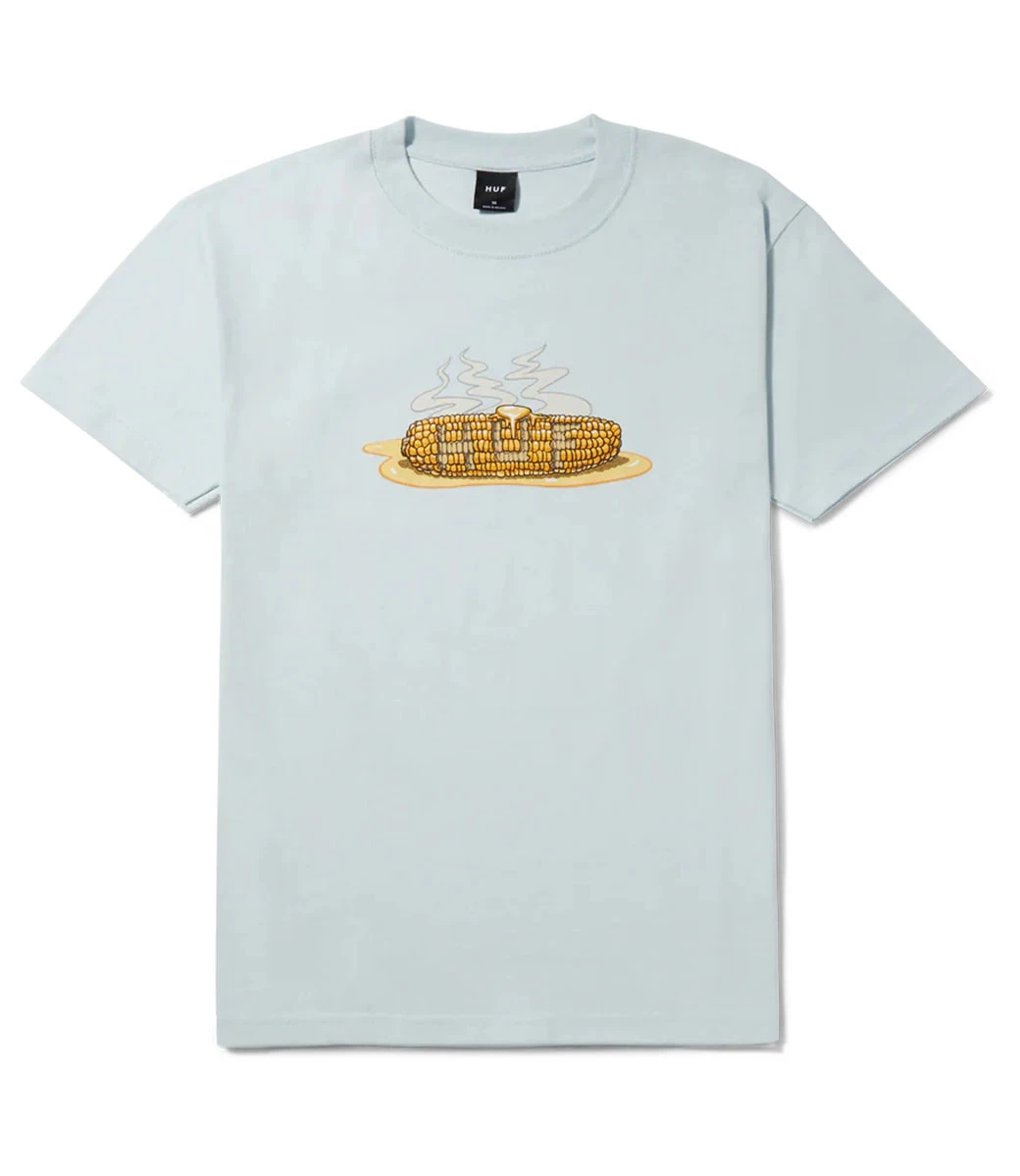 HUF On The Cob T-Shirt - Sky 4 HUF On The Cob T-Shirt - Sky - Afbeelding 2