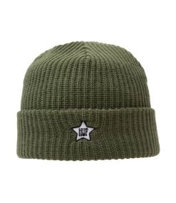 HUF One Star Visor Beanie - Avocado 7 HUF One Star Visor Beanie - Avocado -Skateboard Kortingswinkel huf one star visor beanie avocado 2