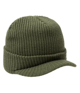HUF One Star Visor Beanie - Avocado 3 HUF One Star Visor Beanie - Avocado