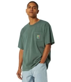 HUF Petals Relaxed Pkt Knit Top - Sage