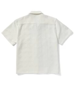 HUF Plantlife Jacquard Shirt - White -Skateboard Kortingswinkel huf plantlife jacquard shirt white 3