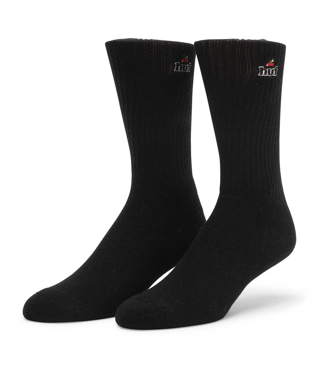 HUF Produce Crew Sock - Black 4 HUF Produce Crew Sock - Black - Afbeelding 2