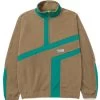 HUF Range Quarter Zip Polar Fleece - Olive -Skateboard Kortingswinkel huf range quarter zip polar fleece olive