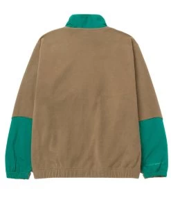 HUF Range Quarter Zip Polar Fleece - Olive -Skateboard Kortingswinkel huf range quarter zip polar fleece olive 2